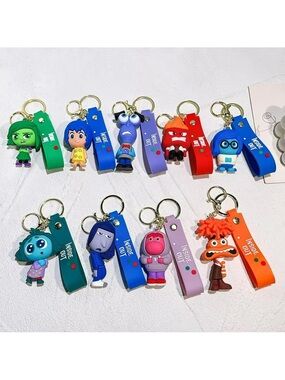From the 🎥 “Inside Out 2” Wristlets!      Bag/Backpack charms/🔑chain!